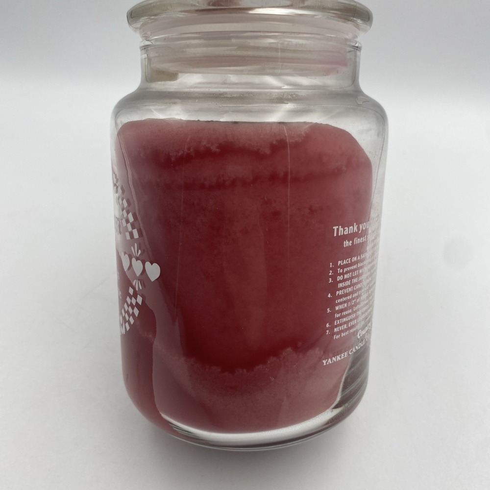 Vintage Rare Yankee Candle Country Kitchen Salt Mist Rose 22 oz Retired 75+ hrs - Picture 6 of 6